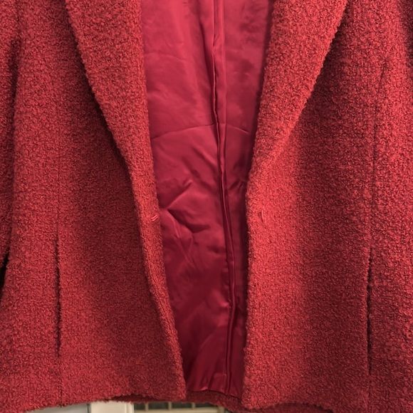Eileen Fisher cropped dark pink jacket S - Picture 4 of 8